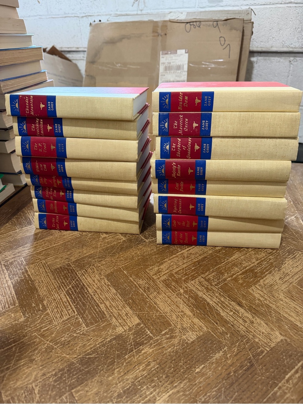 Vintage Zane Grey Classic Western Hardcover Books
